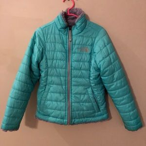 ❄️☃️Girls north face 6-6x reversible jacket ☃️❄️